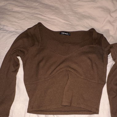 Longsleeve crop top