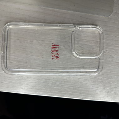 Coque transparente pour iPhone 14 Pro avec impression
