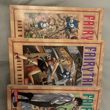 Fairy Tail Manga Series Volumes 1-3