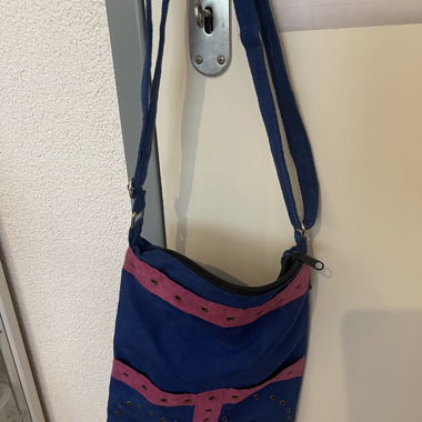 Borsa a tracolla blu
