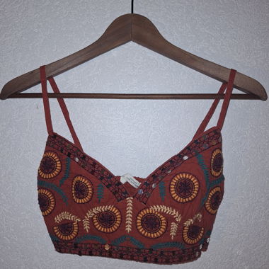 Top corto rosso di Pull&Bear