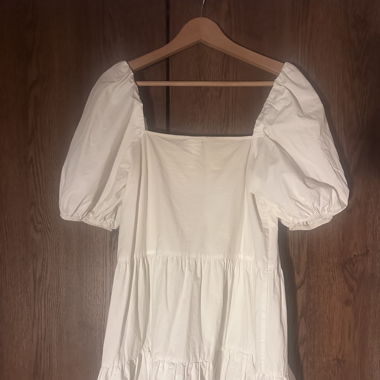 Weisses Doll-Kleid