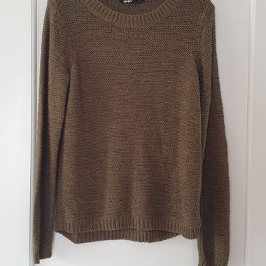Pull en maille ONLY brun