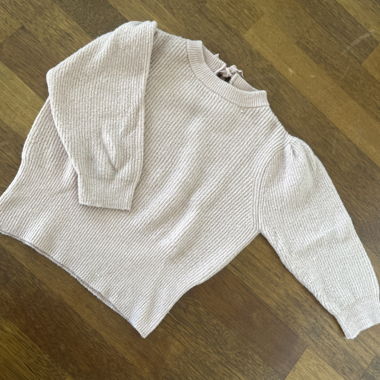 Maglione in maglia rosa