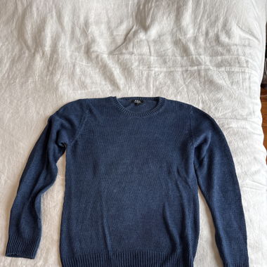 Pull bleu été APC