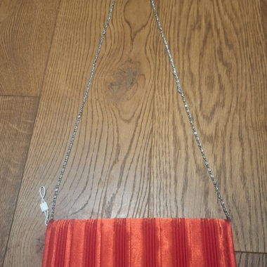 Red Satin Clutch by Caprisa
