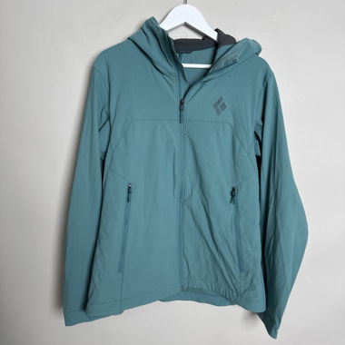 Veste Shell à capuche Black Diamond noire