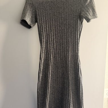 Vestito a coste H&M Divided grigio, taglia 32