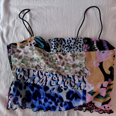 Haut en patchwork