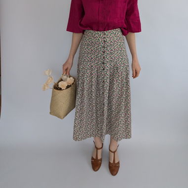 Blumenrock midi von H&M 38