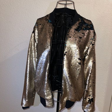 Paillettenjacke