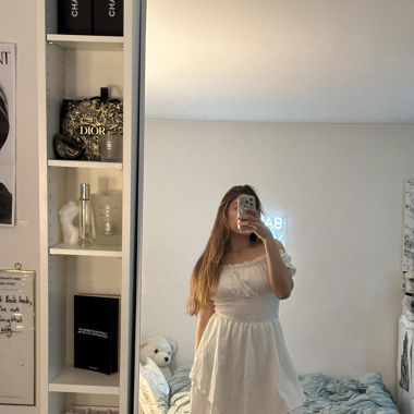 white summer dress