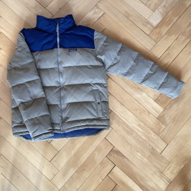 Patagonia men's down jacket L blue-grey
