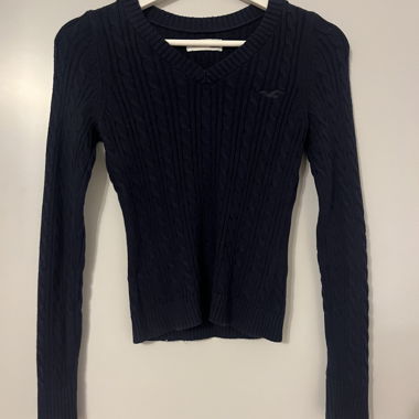 Maglione Hollister blu scuro