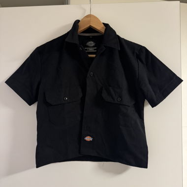 Dickies crop Kurzarmhemd schwarz XS