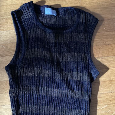 Top glitter Esprit, elasticizzato, ca. taglia S