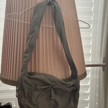 Grey crossbody bag