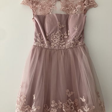 Abito Rosa in Pizzo