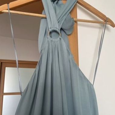 Blue short dress maison 123