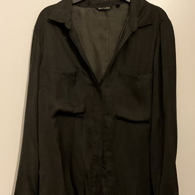 Camicia nera Massimo Dutti