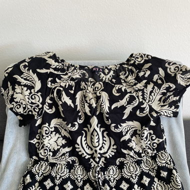 Blusenshirt mit Bändchen Gr. L