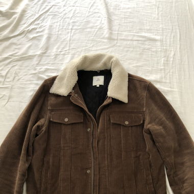 Veste marron velours - matelassée Taille S