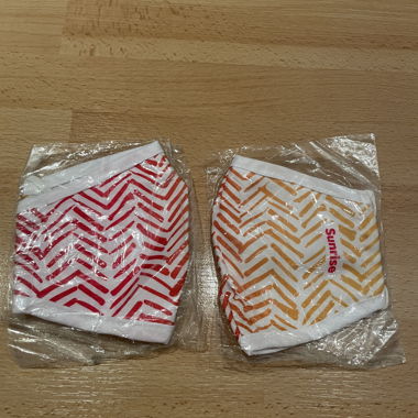 2-Pack Sunrise Fabric Masks