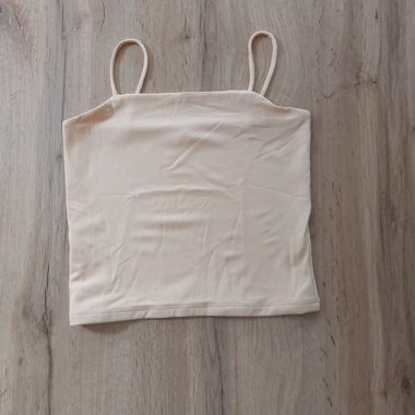 Beige Kids Bralette Top