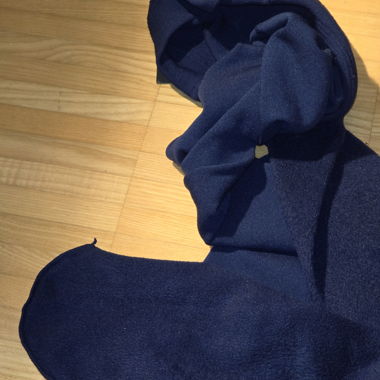 Calze/leggings caldi foderati blu scuro