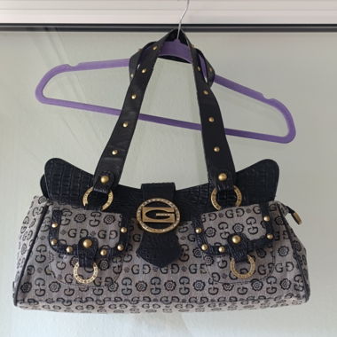 Borsa grigia vintage Gussaci