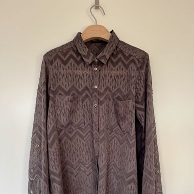 IKKS Olive Green Shirt – Size 36-38