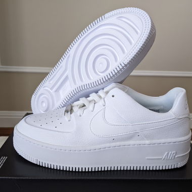 Sneaker Nike Air Force 1 Platform bianche