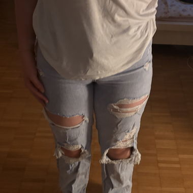Ripped Denim Jeans 
