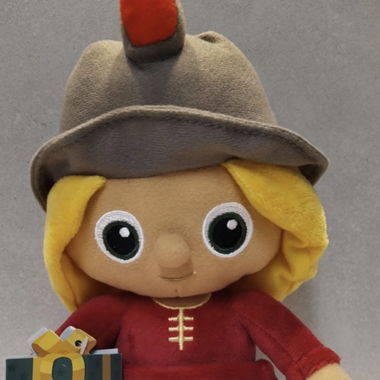 Peluche lutin lucy Migros 