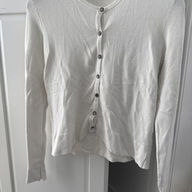 Cardigan en maille blanc Zara