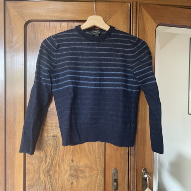 Maglione di lana a righe