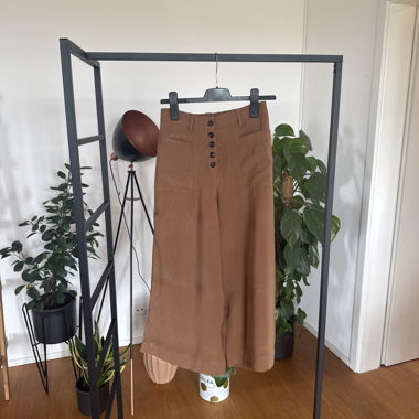 Stoffhose braun