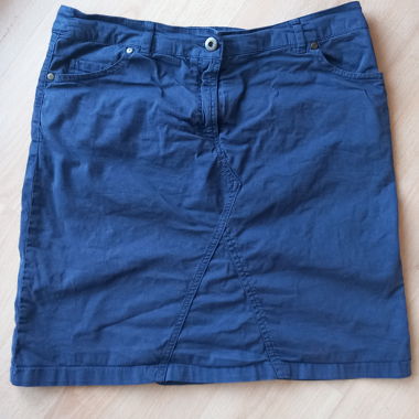 Voodoo Blue Cotton Skirt