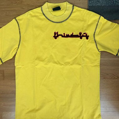 THIRSTY (Yellow oversized T-shirt)