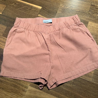 Denim and Linen Shorts Set