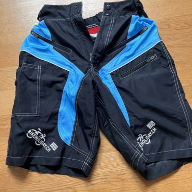 Bike Shorts nero/blu