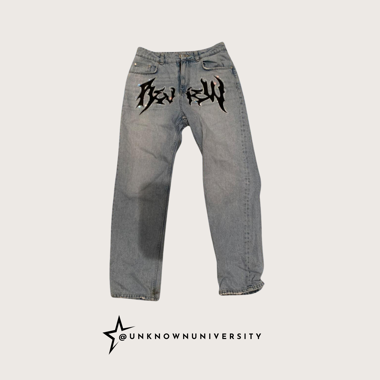 Review front-print Jeans 💎