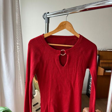 Ribbed knit Top