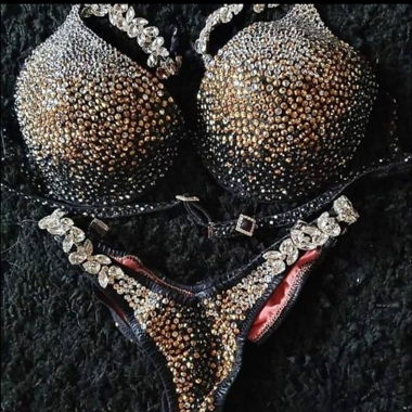 Glitzer Show Bikini