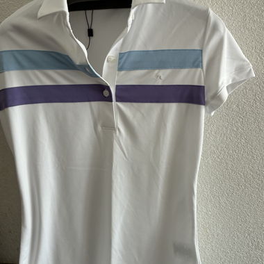 White Golf Polo J.Lindeberg