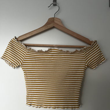 Schulterfreies Top