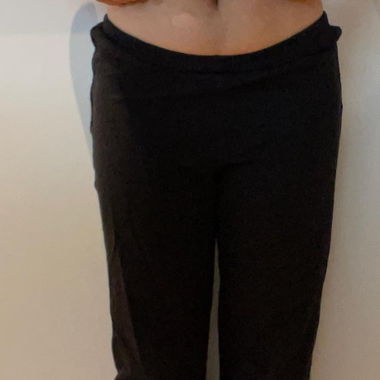 black pants