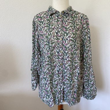 Blouse à fleurs à motif