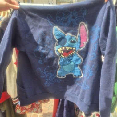Sweat Stitch bleu taille XL