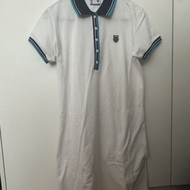 Robe polo K-Swiss blanche